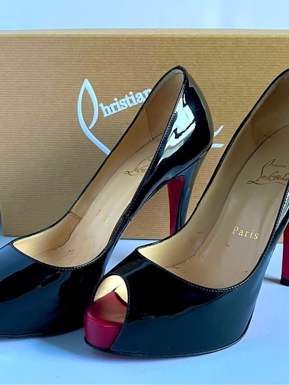 Christian Louboutin Actina 85 Nappa Slingback Pump - Picture 16 of 16